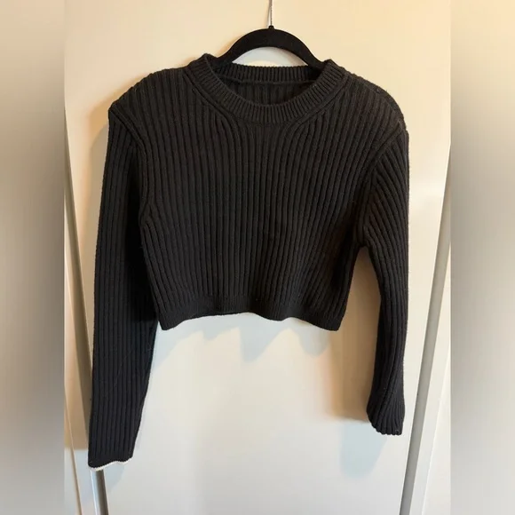 The Frankie Shop Ritsem Ribbed 100% Wool Sweater - Picture 3 of 4